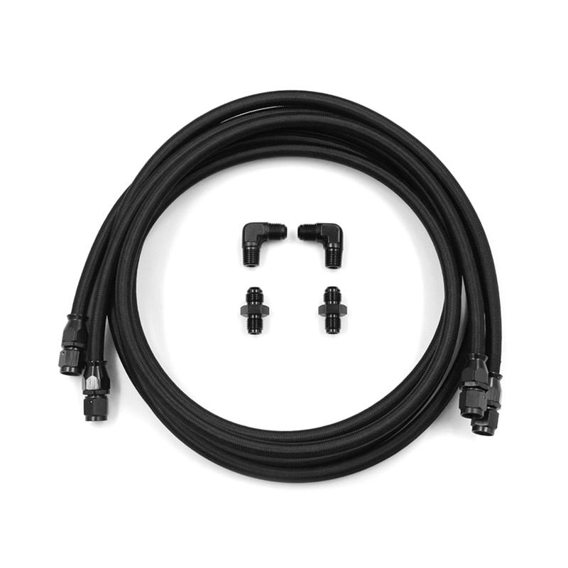 Durable-Automatic Transmission Cooler AN6 -6AN Hoses Line Kit For GM 4L60E 4L65E TH350 TH400