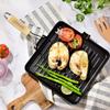 Kitchencook - Grill28 Tfi - Grill Carré Fonte D'aluminium 28 Cm - Revêtement Antiadhésif - Tous Feux Induction
