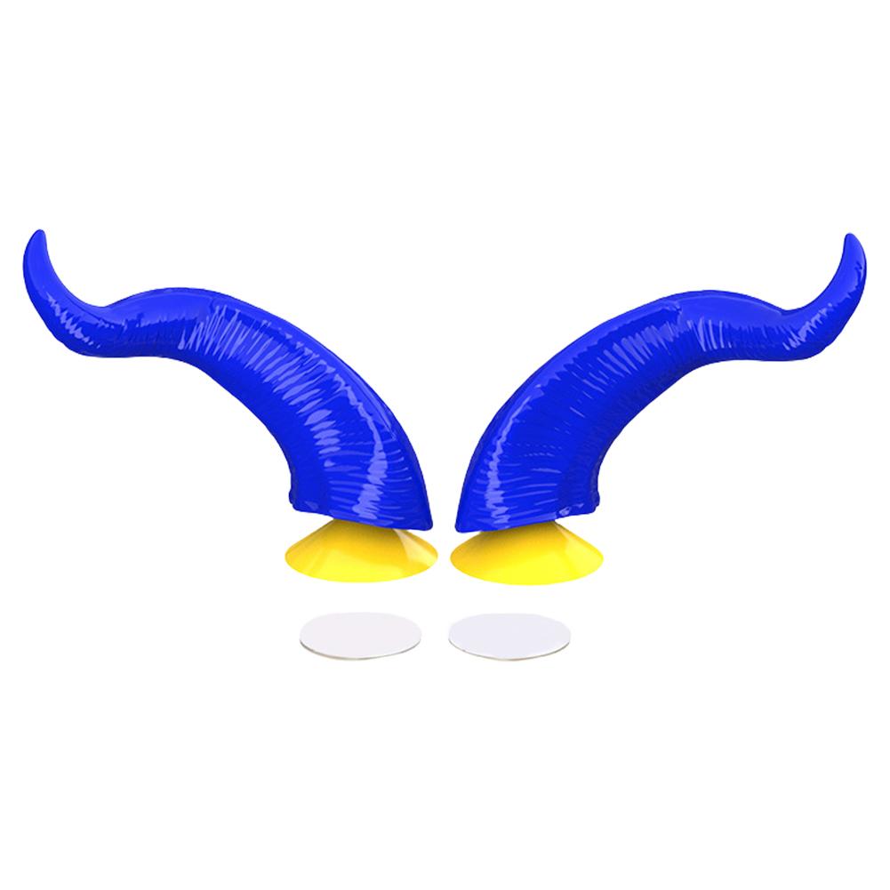 

2 шт. украшения для шлема мотоцикла рога дьявола рога для шлема мотоциклетный электромобиль стиль украшения для электровелосипеда синий