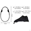 Kayak Spray Skirt Deck Sprayskirt Spraydeck Waterproof Cover Black