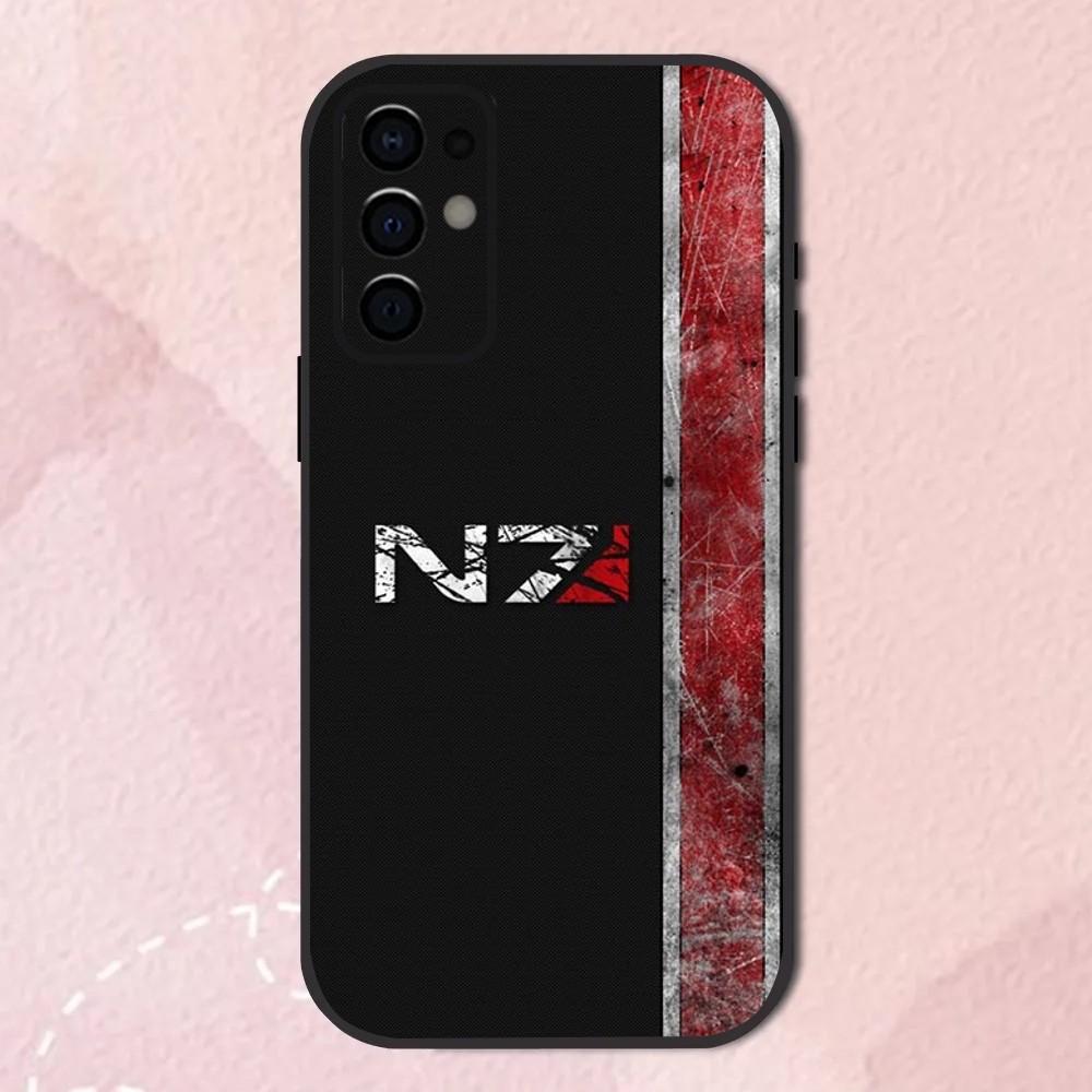 N7 M-Mass Effect Game Phone Case For Samsung S24,S21,S22,S23,S30,Ultra,S20,Plus,Fe,Lite,Note,10,9,5G Black Soft Shell