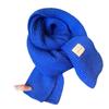New Korean version of scarf women's color matching love autumn and winter warm versatile long thickened knitted wool scarf men and women tide