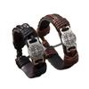 European-American Men's Trendy Hand-woven Leather Adjustable Bracelet