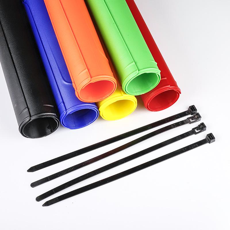 

Universal Front Shock Absorber Cover for Off-Road Motorcycles, Anti-Scratch Protection, Compatible with KTM, CRF, Hengjian, ZUMA. Red Covers Pair