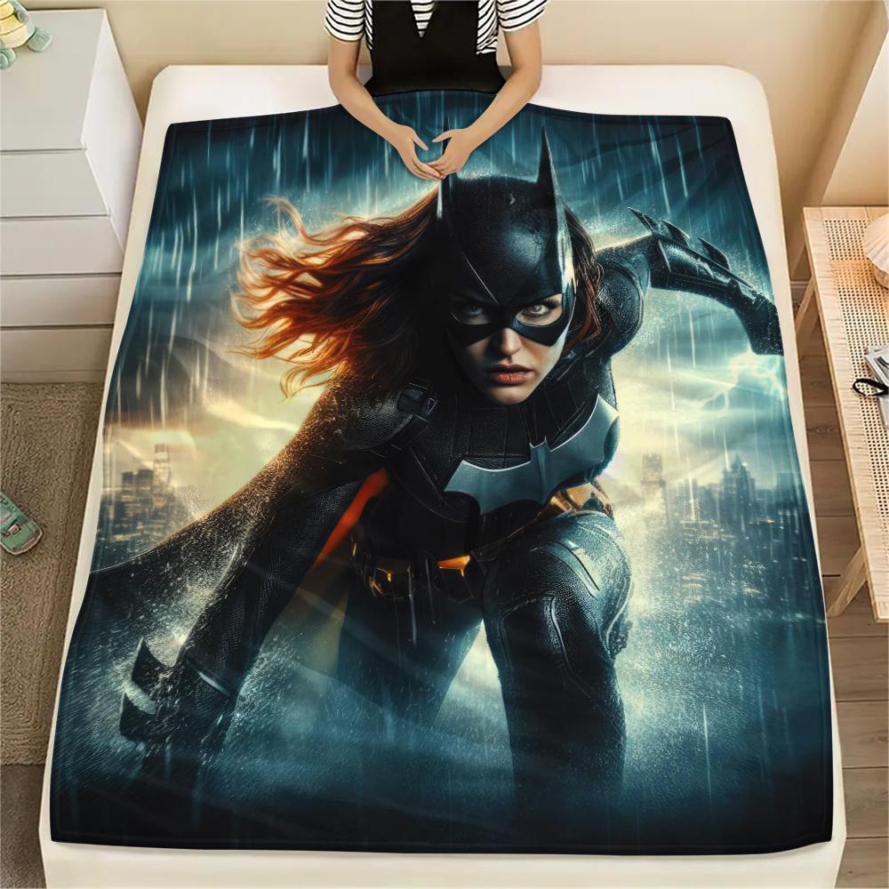 Batwoman Blanket, Fashion Throw for Bedroom Decoration, Great Gift for DC Superhero Collectors.chl 75x90cm