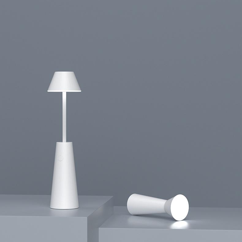 LED Nightstand Lamp - Eye-Friendly, Retractable, Creative Atmosphere Light for Bedroom or Outdoor Use