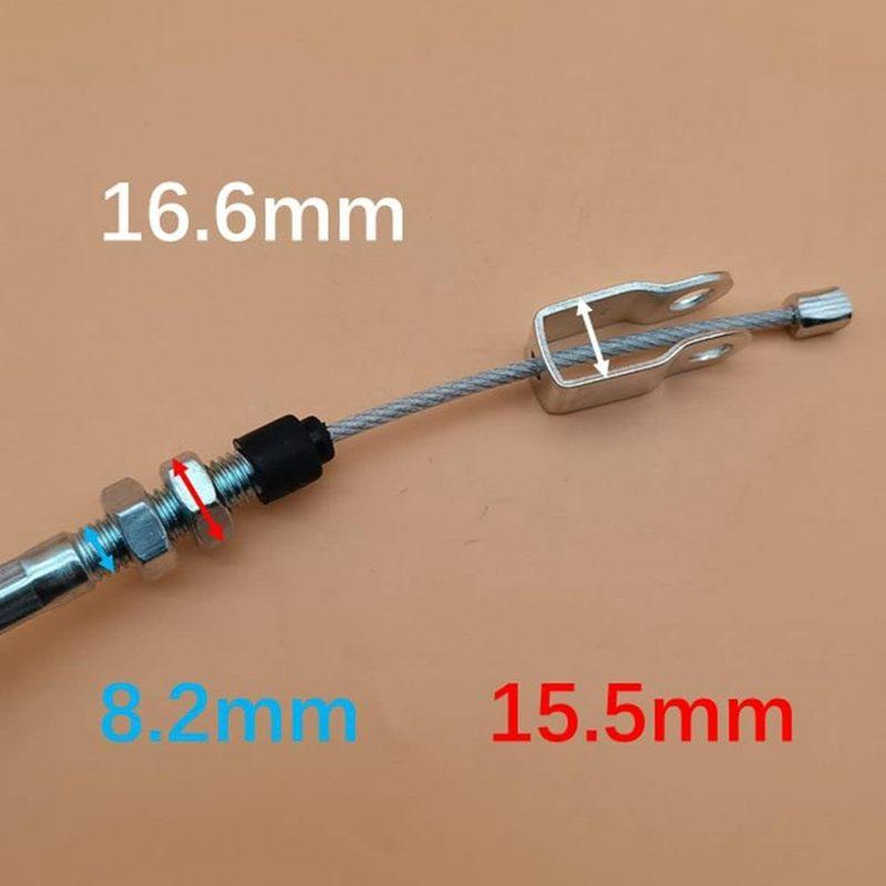 Left Right Rear Brake Parking Cable Set for Kawasaki Mule 2500 2510 2520 3000 3010 3020 4000 4010 54005-0307 54005-1210 54005-11