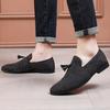 Men's Shoes Men's Summer Trendy Models Breathable One-pedal Loafers Casual Single Shoes Men's Leather Shoes Men's Summer Do Not Stink Feet