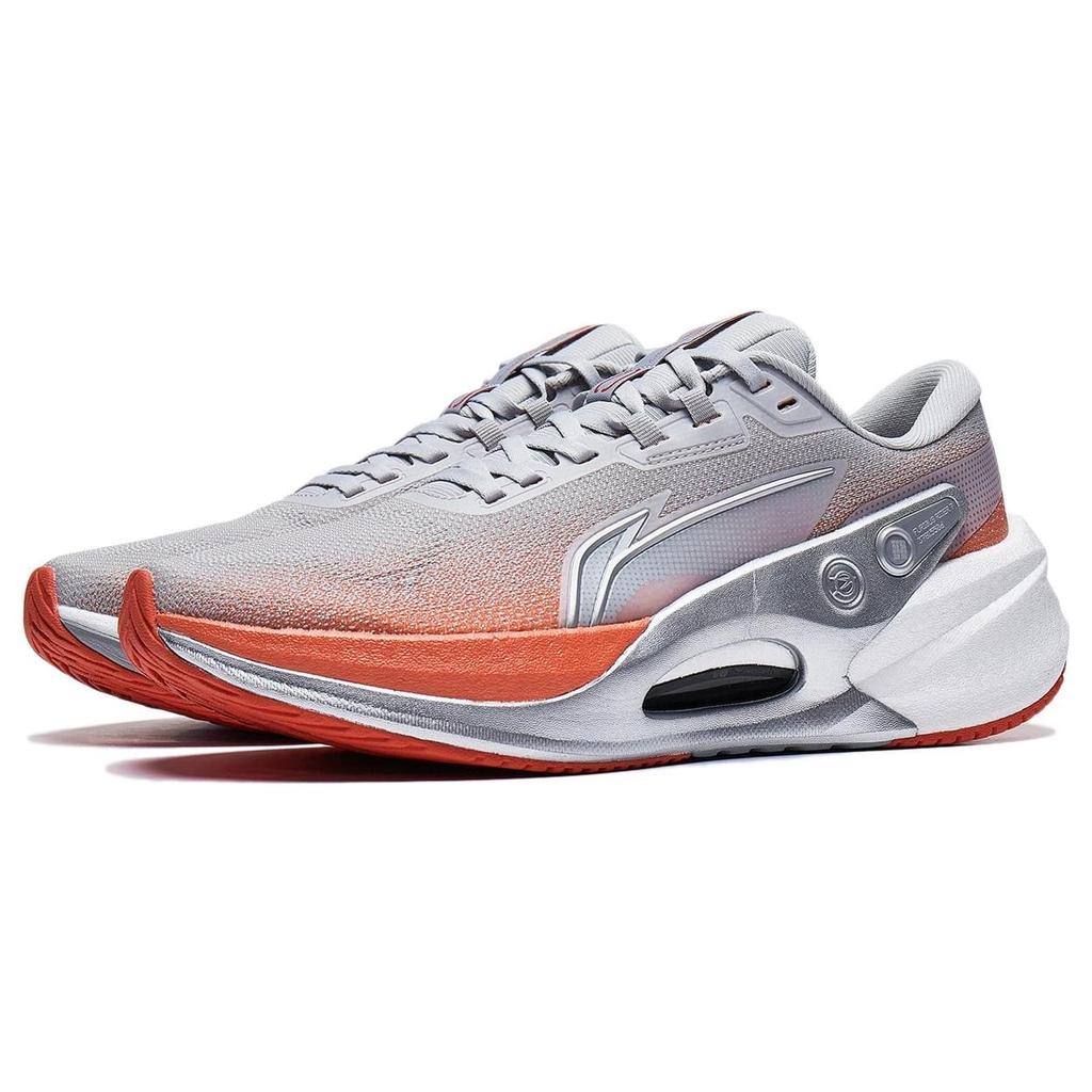 Li Ning Furious Rider 7.0 V2 Running Shoes Men's Low Top Gray/Orange ARZT007-4