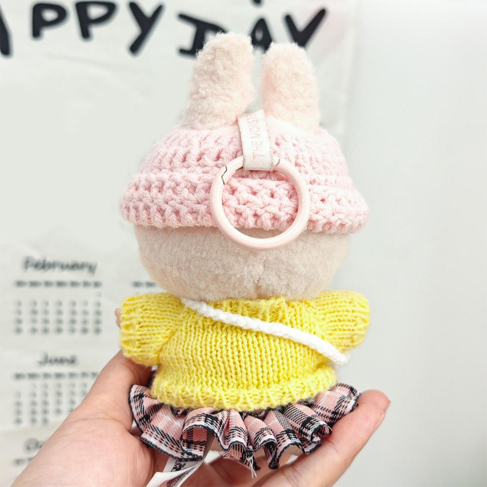 For 17cm Labubu Dukkeklær Moteklær Hettegensere Dukkeklær Fargematch Hettegensere Dukker Tilbehør Søt dekorasjon Små kluter