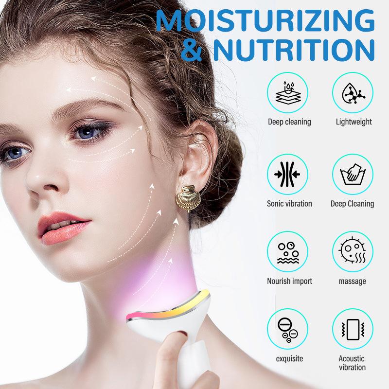 Skönhetsutrustning Hushålls Ansikts Nasolabiala Veck Halslinjer Ansiktslyft Uppstramande Massager Hals Introducer