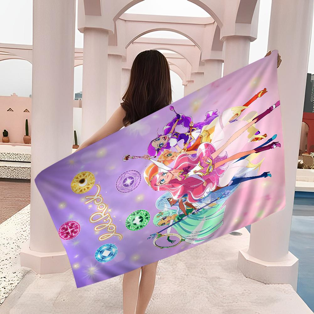 LoliRock Cartoon Anime Beach Swimming Towel Soft Absorbent Washcloth Children's Gifts for Kids Travel Camping Gym