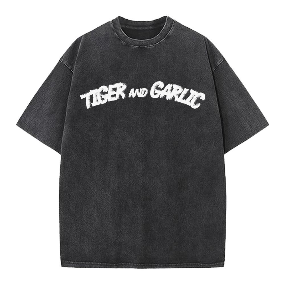 Tiger And Garlic Tiger And Garlic Signature Washing Blackwhite Xl~Xxl