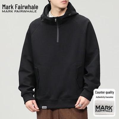 Men's American Half-Zip Hooded Sweatshirt