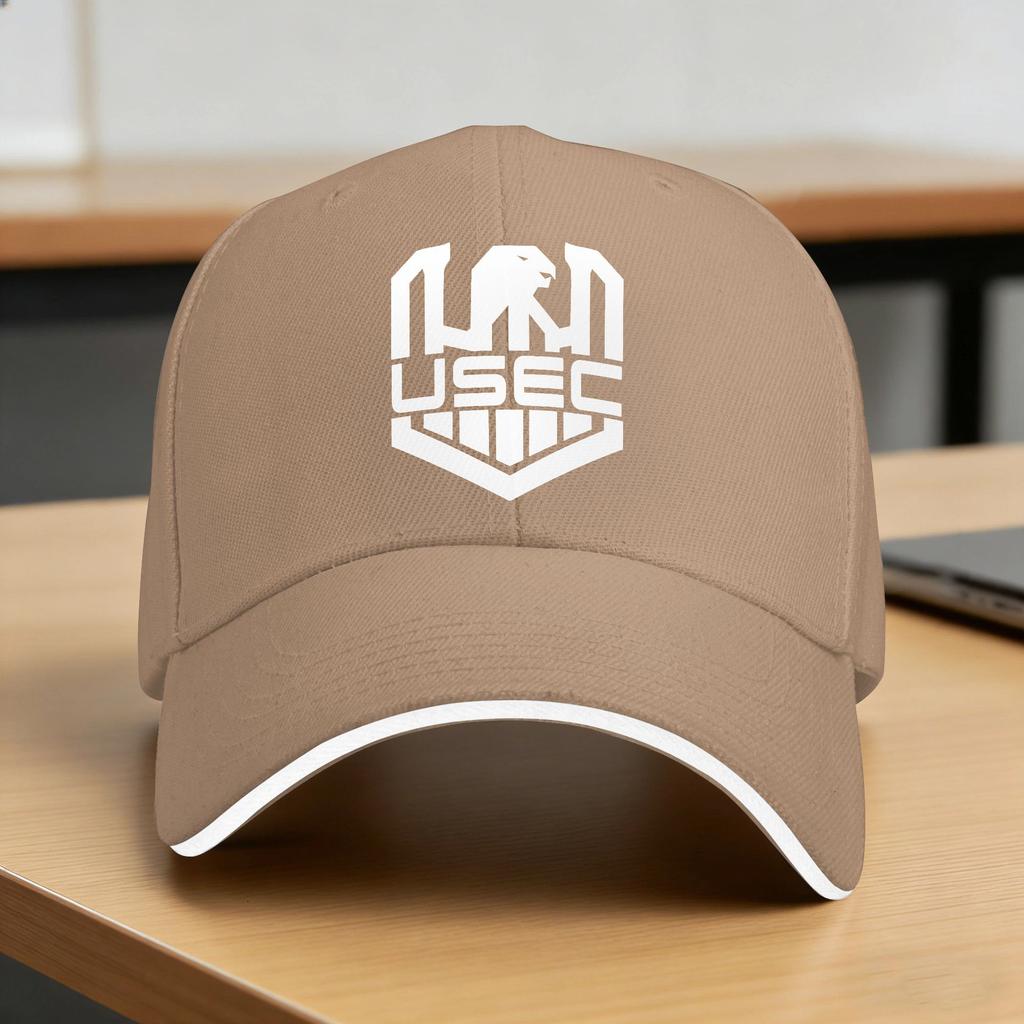 Escape From Tarkov Usec Litle Wnite Logo Casual Baseball Cap Outdoor Gym Trucker Hat Sun Female Male Classic Baseball Caps