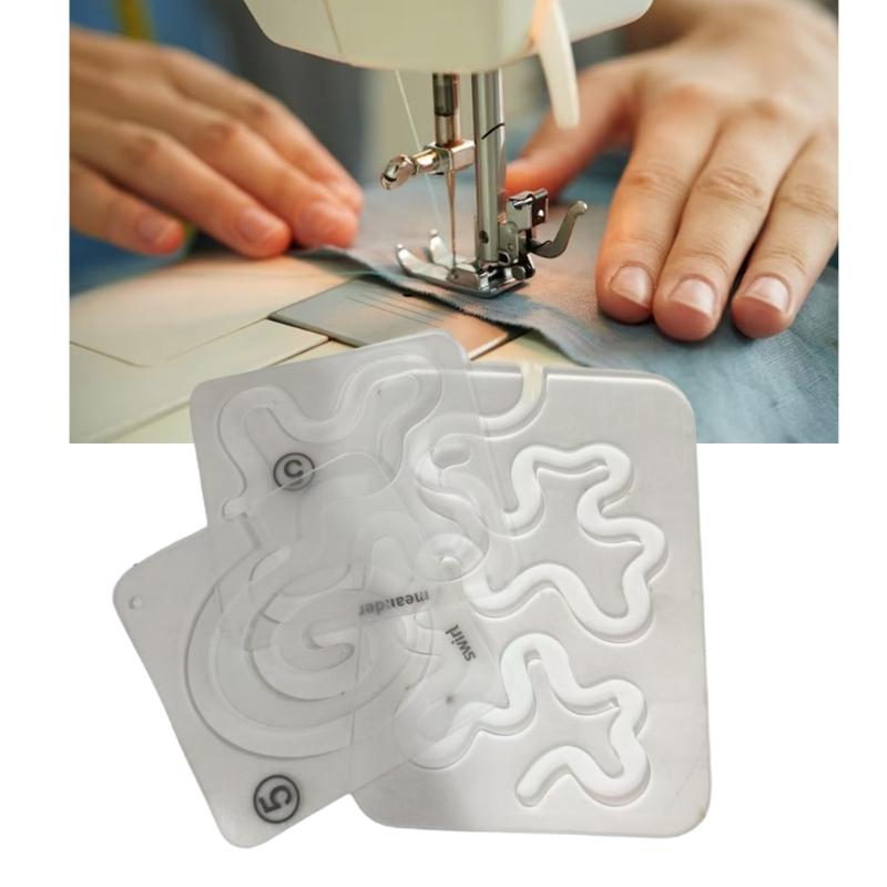 1 Set Quilting Ruler Sewing Ruler Quilting Stencil Quilting Templates for Sewing Patchwork