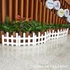 Indoor/Outdoor Carbonized Wood Fence: Christmas Tree & Garden Decorative Anti-Corrosion Guardrail