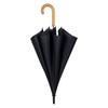 Semi-automatic Straight-handle Umbrella Reinforced Wind-resistant Solid Wood Curved Handle Long-handled Business Golf Umbrella