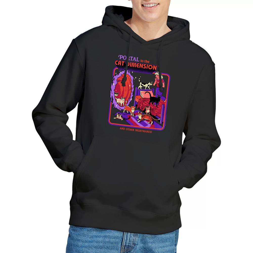 Steven Rhodes Unisex Adult Cat Dimension Hoodie