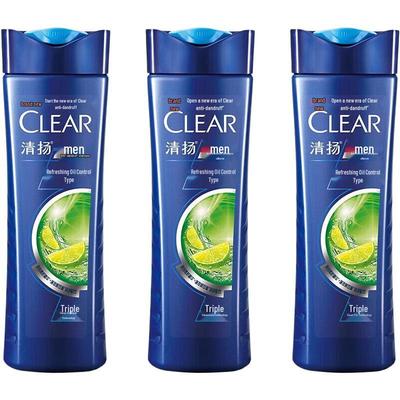Champú Refrescante Control de Grasa Anticaspa Clear Men