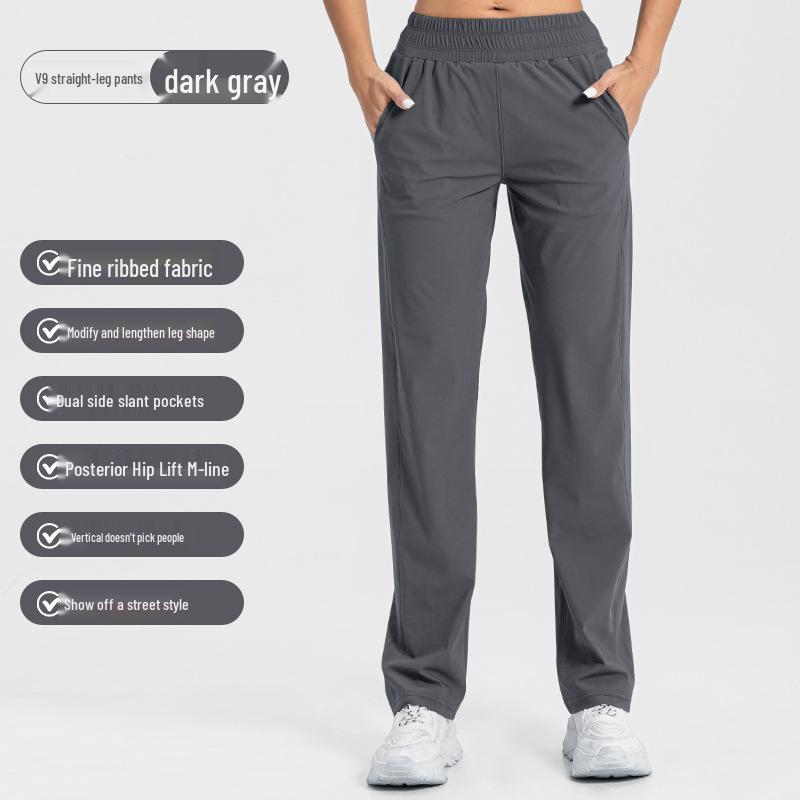 

Женские брюки больших размеров свободного кроя для йоги и бега - Прямые, для фитнеса и танцев S