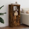 Vidaxl Cabinet With LED Lighting, Smoked Oak, 41X37X100 Cm