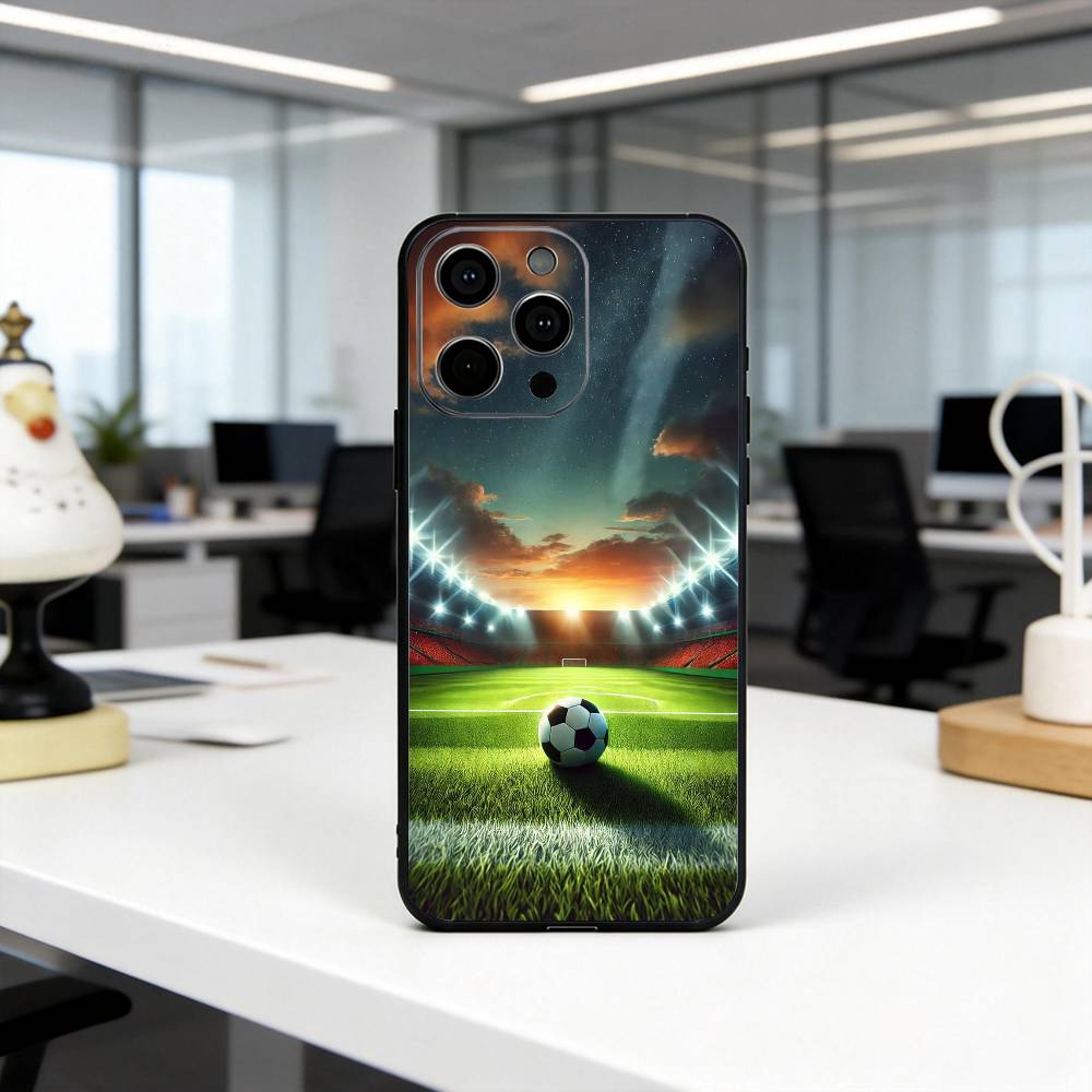 F-Football and G-Green P-Pitch Phone Case Silicone Soft For IPhone 17 16 15 14 13 12 11 X XR Plus Pro Max Plus