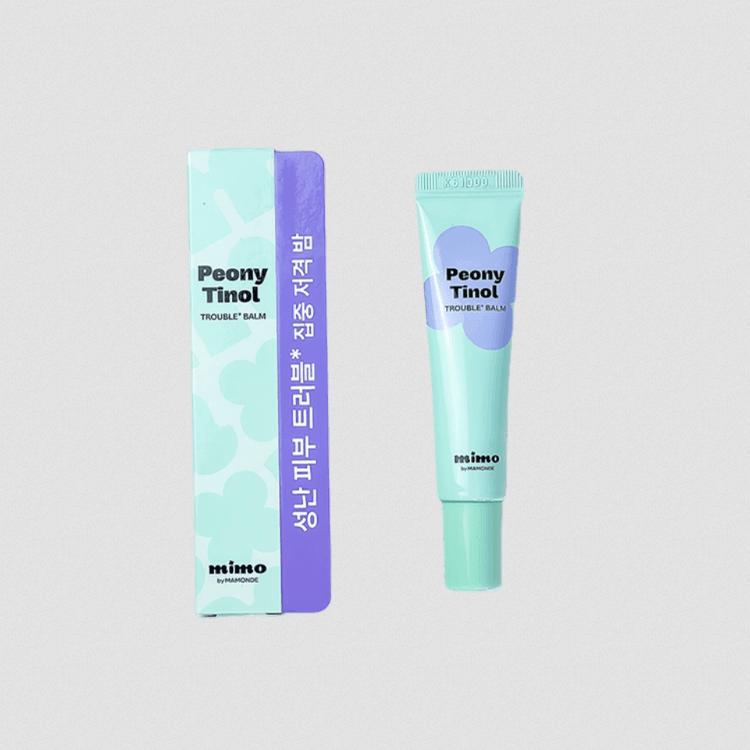 Mimo by Mamonde - Peony Tinol Trouble Balm 10ml / Targeted treatment, Boost elasticity, Moisturizing, Korean Cosmetics, Kbeauty