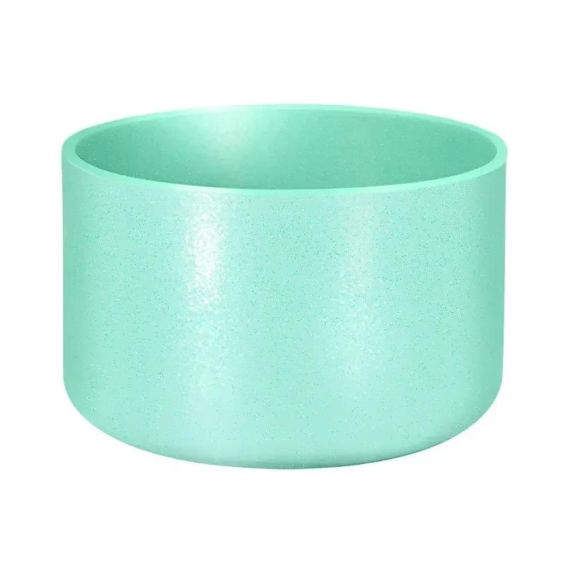 

Защитный силиконовый чехол для бутылки с водой объемом 20–40 унций, бутылок объемом 12–24 унции с основанием 2,8–3 дюйма, противоскользящим нижним чехлом зелёный