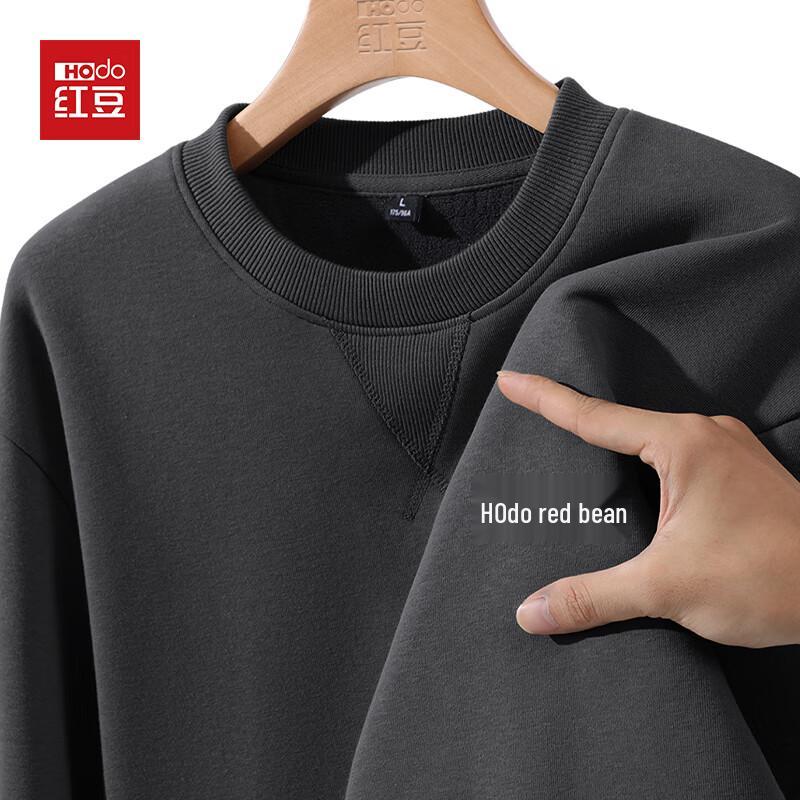 

Hodo Men s Thickened Warm Fleece Lined Round Neck Sweatshirt 4XL