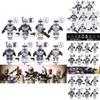 Wm6126 Building Blocks Toy For Children Abs Plastic Small Particle Type 0-38 Pieces 4.5cm Height