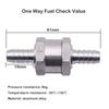 Fuel Non Return Check Valve 6/8/10/12mm Aluminium Alloy Petrol Diesel Water Fuel Line One Way for Peugeot Renault
