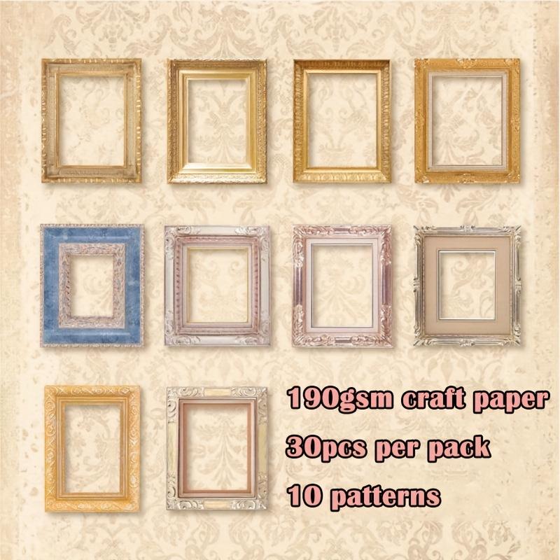 30pcs Retro Aesthetic Scrapbook Paper For DIY Crafts Journaling Scrapbook Supplies Gift Wrapping Album Art Decorative Craft Paper