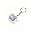 Slow Resbound Finger Button Clicker Soft Squeeze Toy Keychain Fidget Keychain  Holiday Gifts