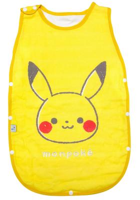 Sleeper Wearable Blanket Pokemon Monpoke Pikachu Gauze Cute Pajamas Goods Baby Newborn Infant Yellow 45x60cm Character Pillow Morishita