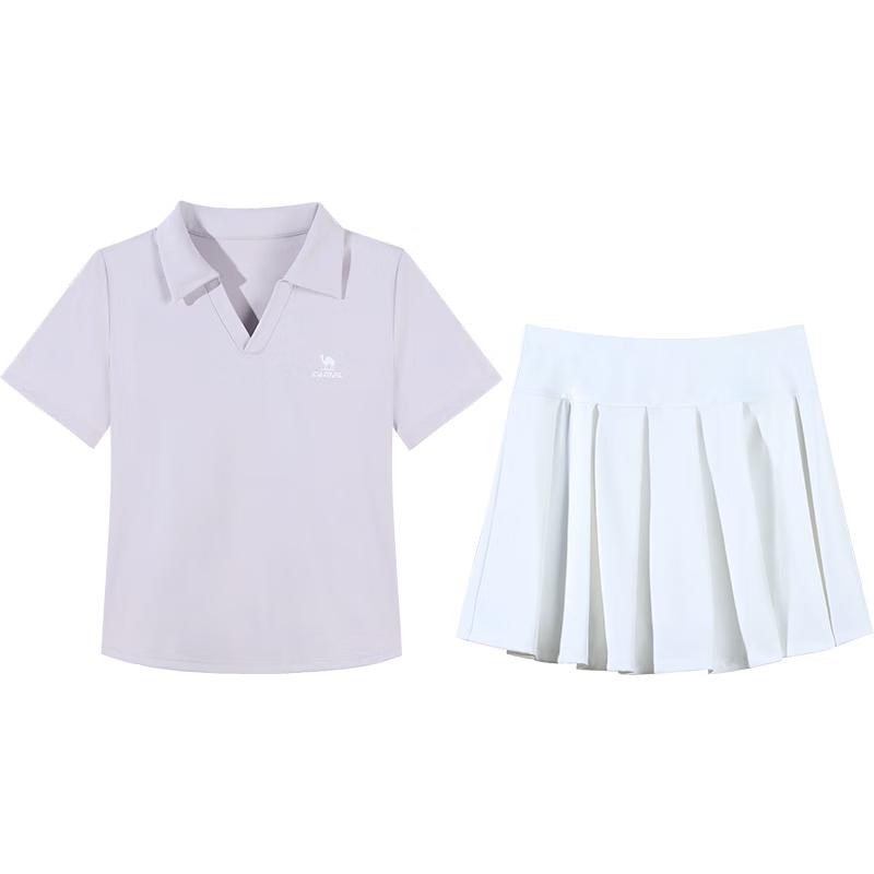 CAMEL Women s Quick-Dry Tennis Polo Dress Set XL