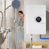 Electric Water Heater 5500W with Wall Mount and LCD Display Fast Heating with Smart Control Modes for Bathroom Hot Water Supply
