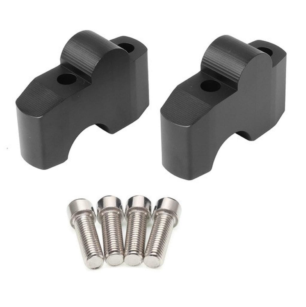 Monica James Honda Rebel Setback Spacer Up Spacer Handlebar Upper Holder Handlebar Riser Handlebar Custom Parts Set of 2 Black 250/500/1100