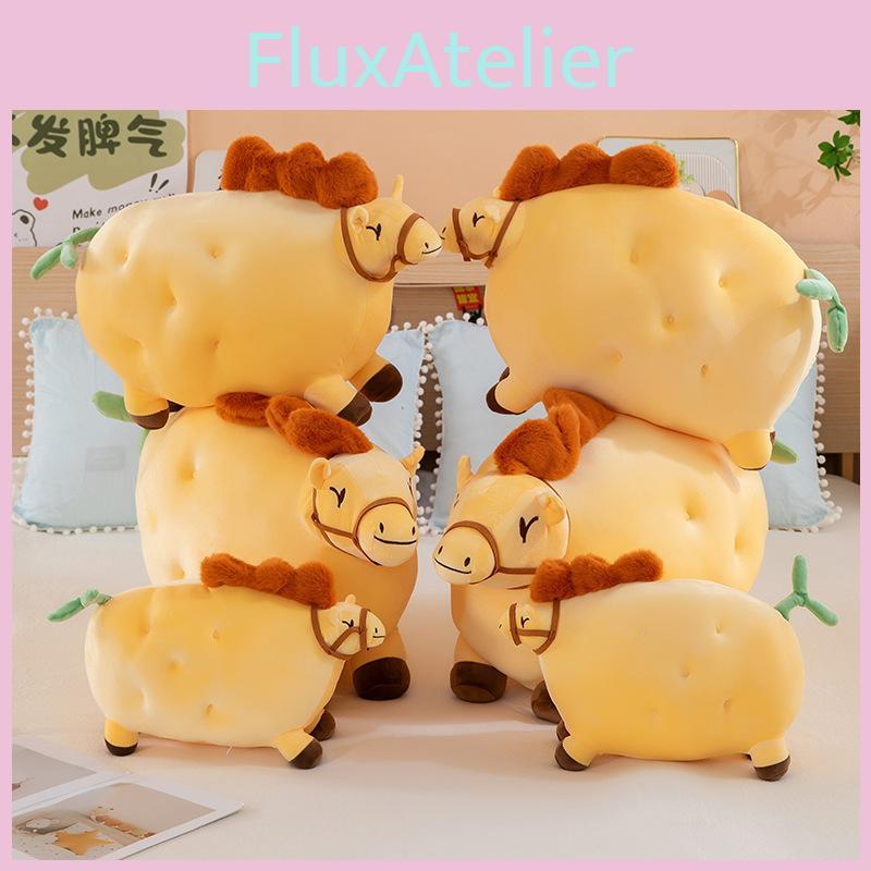 Kreatives Kartoffel Plüschpferd Spielzeug Tierkissen für Kinder und Erwachsene