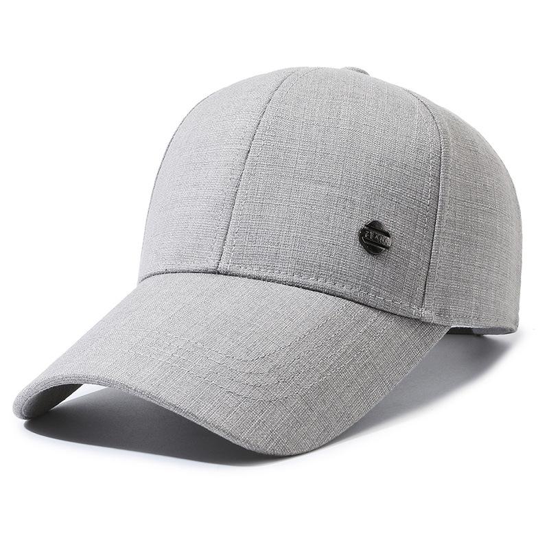Men's Long-Brimmed Hat: Spring/Autumn Style – Outdoor Sun Protection, Breathable, Versatile Casual Baseball Cap