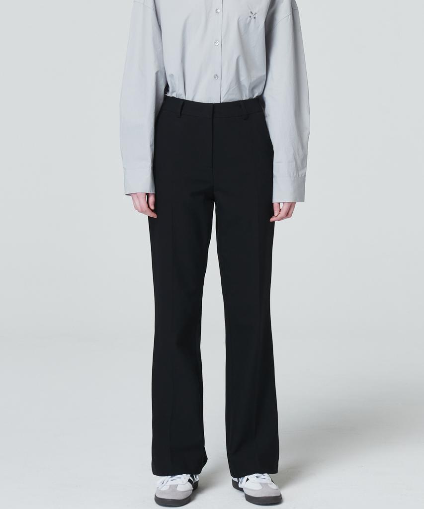 MALOUPE 2112 Semi-Wide Pants (Black)