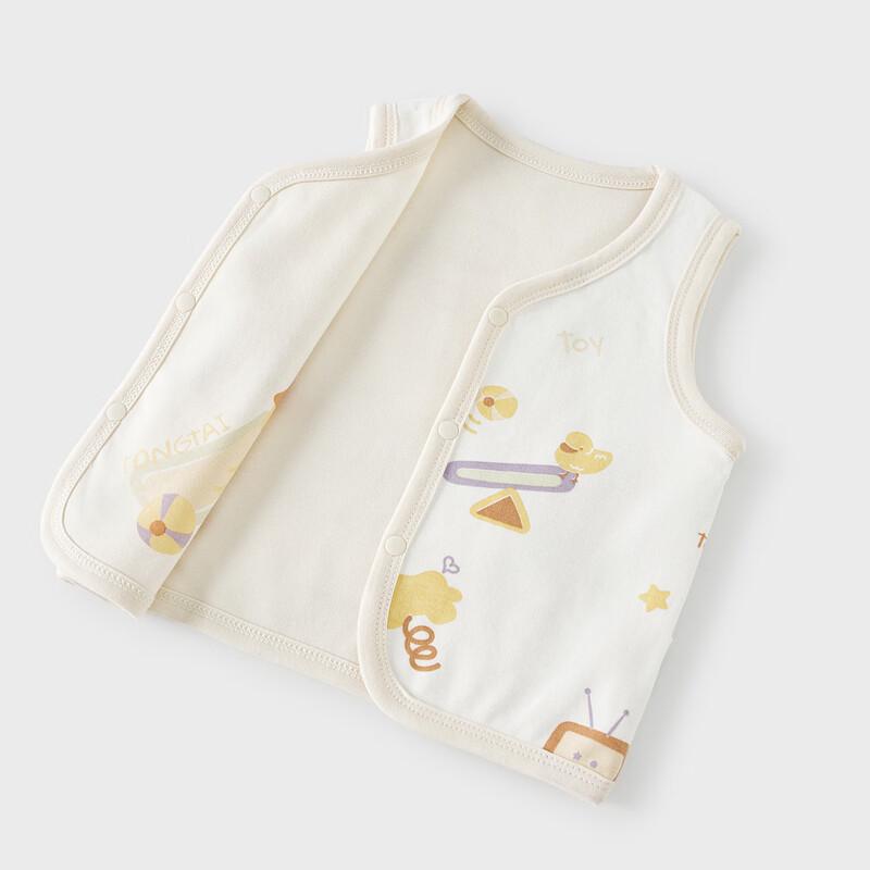 TONGTAI Baby Pure Cotton Double-Layer Vest