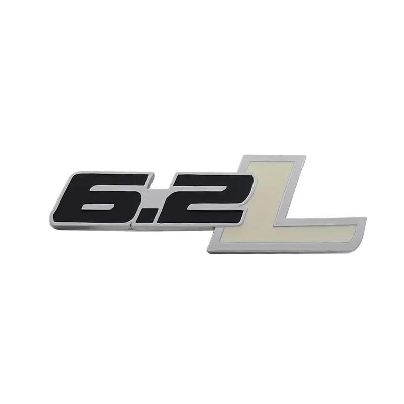 ABBU1 3D Premium 6.2 L 6.2L car Hood Fender trunk Rear Bonnet Nameplate Decal Emblem Badge Sticker