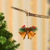 5PCS Metal Bells Hanging Decorations for Christmas Tree Door Window Indoor and Outdoor Holiday Ornament
