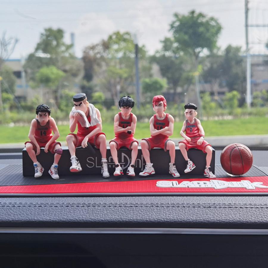 SLAM DUNK Anime Peripheral Action Figure Sakuragi Hanamichi Rukawa Kaede Car Desktop Decoration Accessories Gift