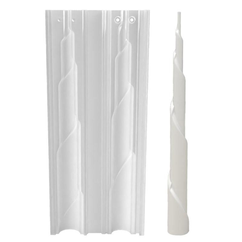 Twisted Rod Candle Molds Handmade Spirals Cylinder Silicone Molds Resins Mould Scented Candle Making Molds DIY Craft