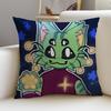 Weird RRegretevatorgnarpyS Cushion Cover Breathable and skinfriendly linen pillowcase square removable and washable cushion