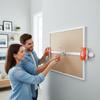 Picture Frame Hanger with Level Tool Installation Device for Wall Art Including Measuring Ruler Built-in Level and Nail Pusher