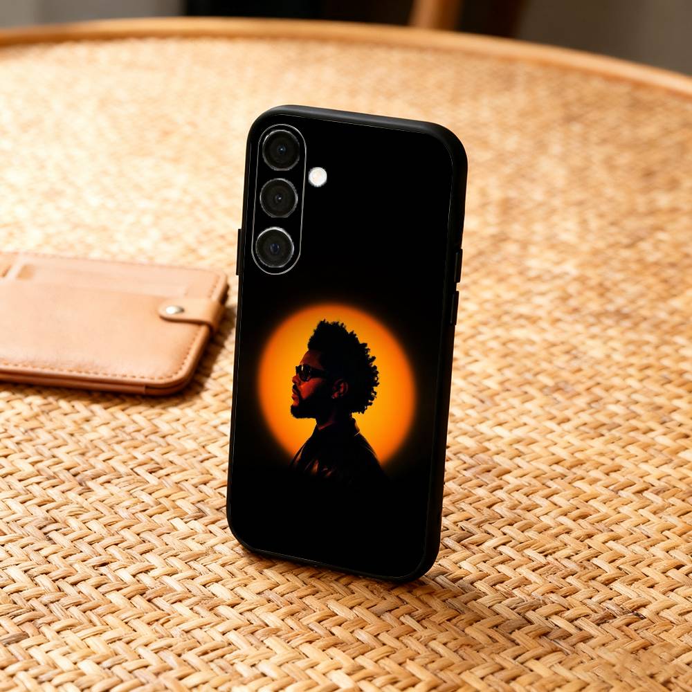 

1pc The W-Weeknd XO Phone Case For Samsung A73,72,71,53,52,51,22,91,80, Soft Black Cover Samsung a12