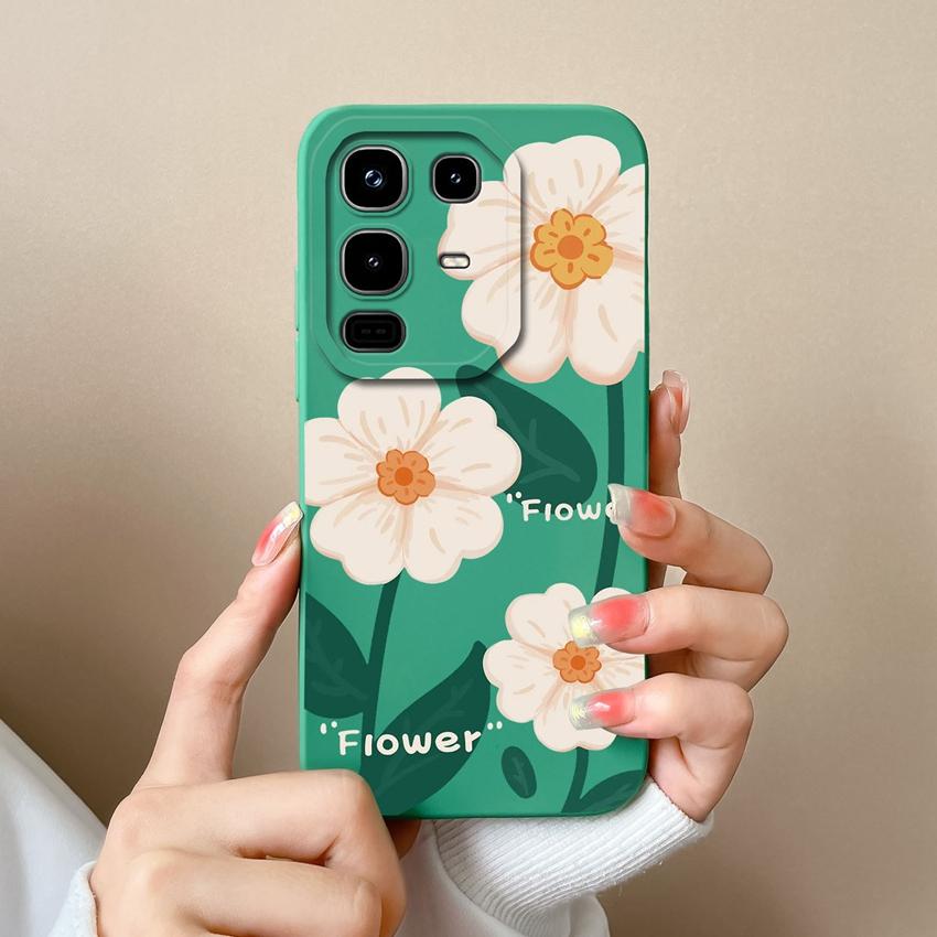 Phone Cover For Infinix Note 50 50X Pro Plus 50S Cute Cartoon Avocado Pattern Square Soft Liquid Silicone Advanced Dustproof Shell For Infinix Housing